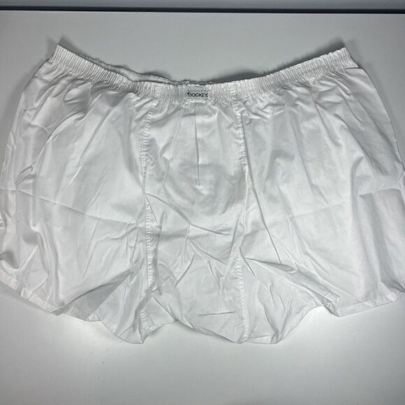Vintage Jockey Big Man Full Cut Boxers Mens Size 54 2 Pack White New Without Tag - Picture 4 of 5